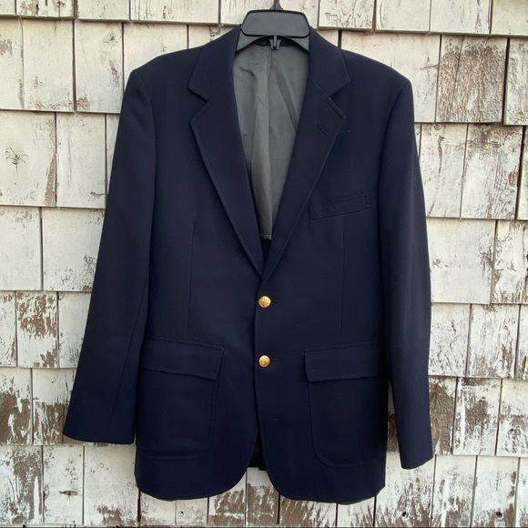 Bancroft Two Buttons Blue Men Suit - Picture 1 of 9